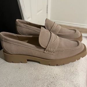 Dolce Vita beige loafers. Worn once/like new
